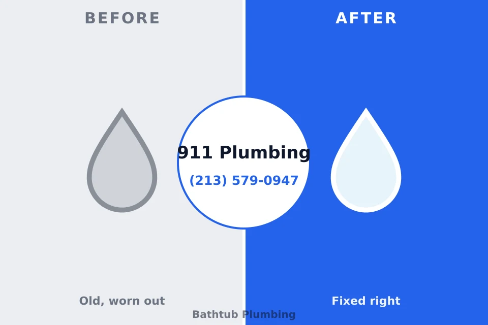 Before and after: plumbing company Powells Crossroads, TN